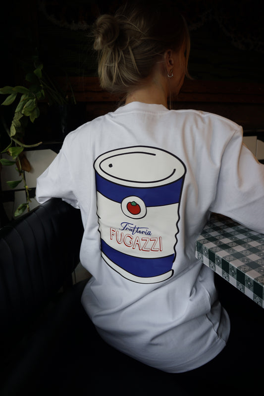 Trattoria Fugazzi Sauce Can Tee