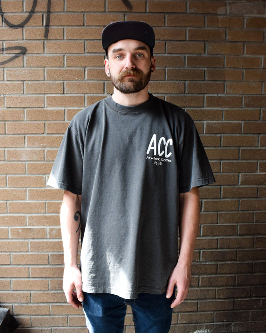 WASHED GREY HEAVY SHIRT - ACC Got you covered