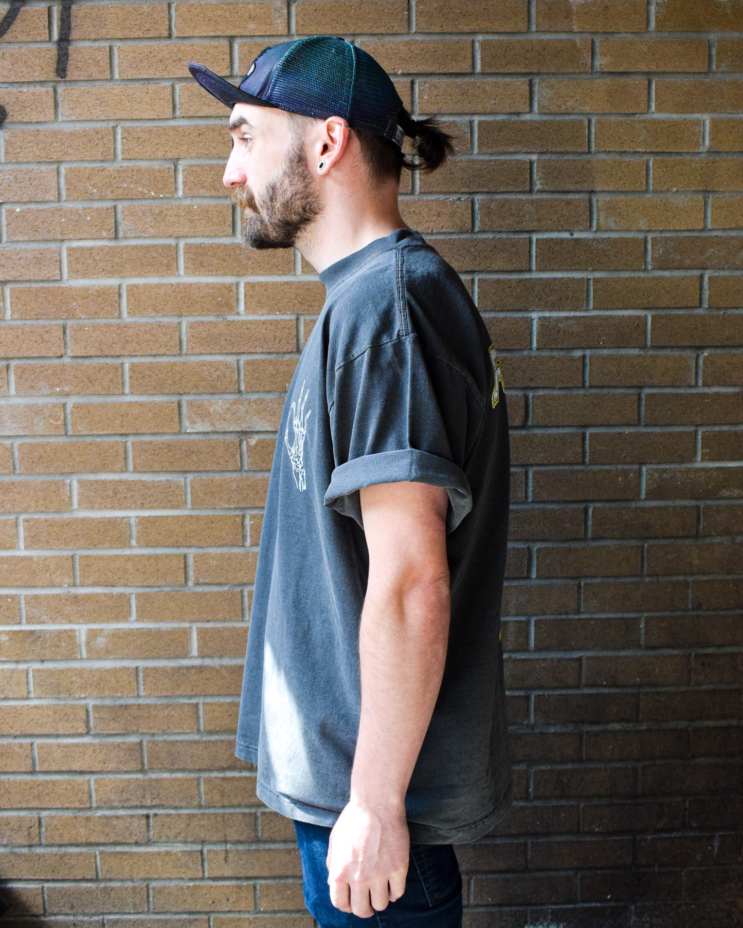 WASHED GREY HEAVY SHIRT - Fugazzi Au Four