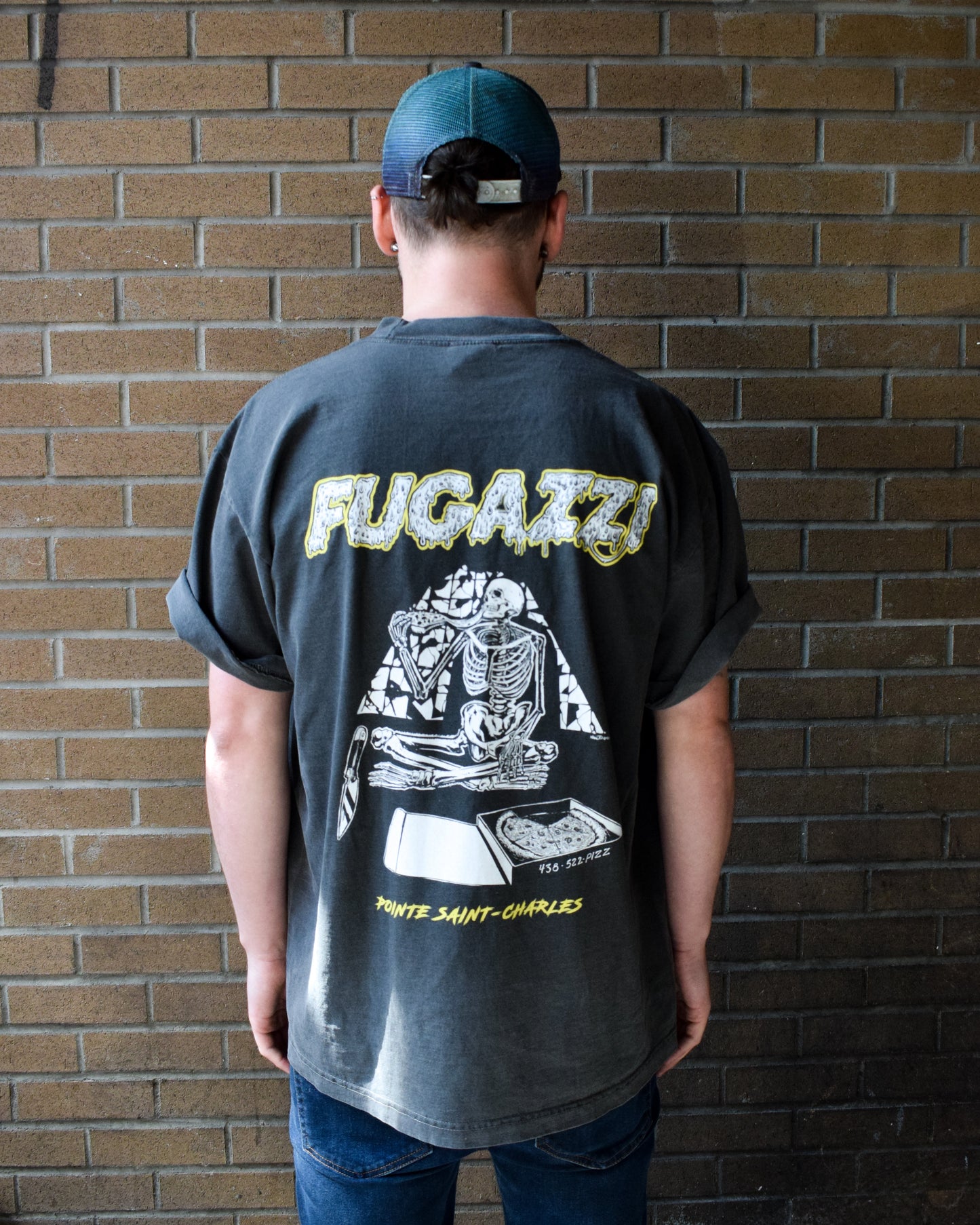 WASHED GREY HEAVY SHIRT - Fugazzi Au Four