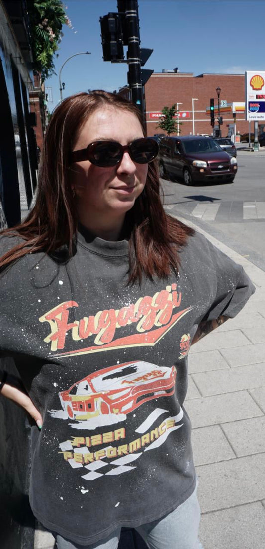 FUGAZZI - GREY PIZZA PERFORMANCE SHIRT