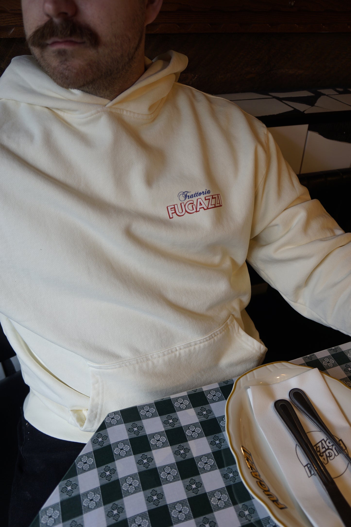 Trattoria Fugazzi Sauce Can Hoodie