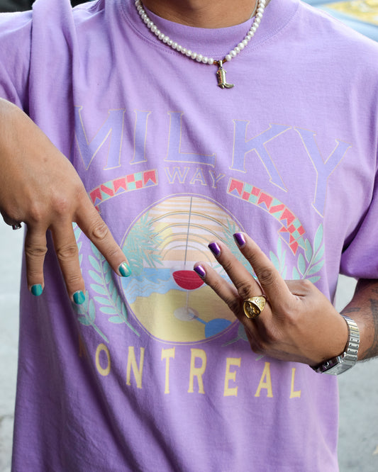 LIGHT PURPLE HEAVY SHIRT - Milky Way Vacay