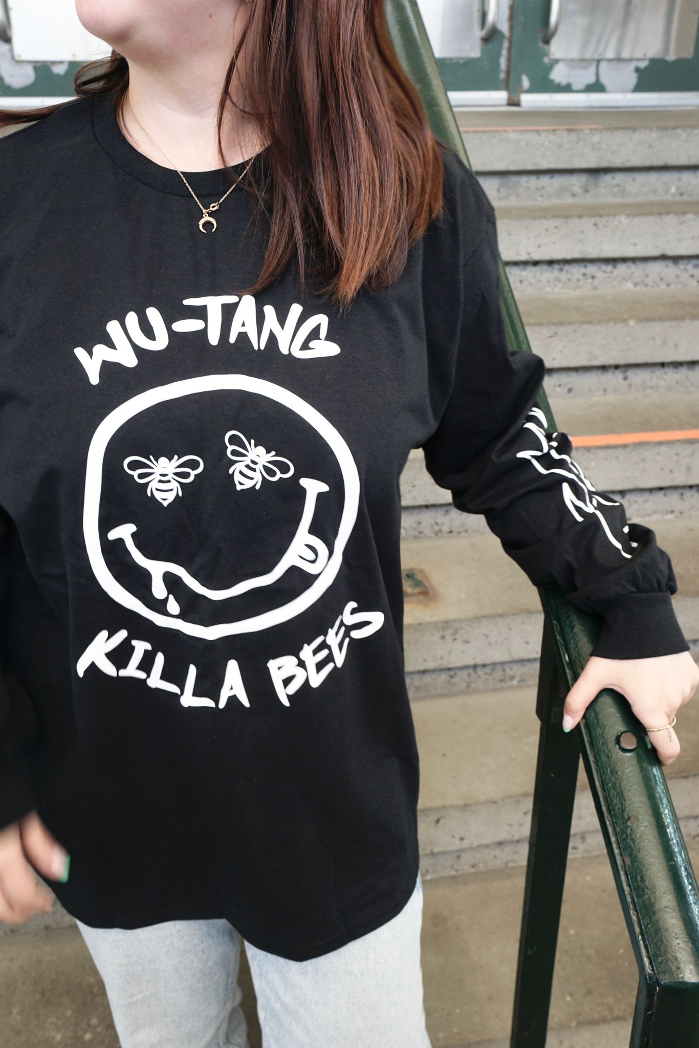 FUGAZZI - BLACK WU TANG LONGSLEEVE SHIRT