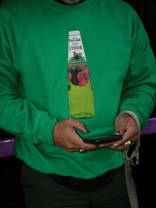 BON DELIRE - IRISH GREEN COOLER CREWNECK