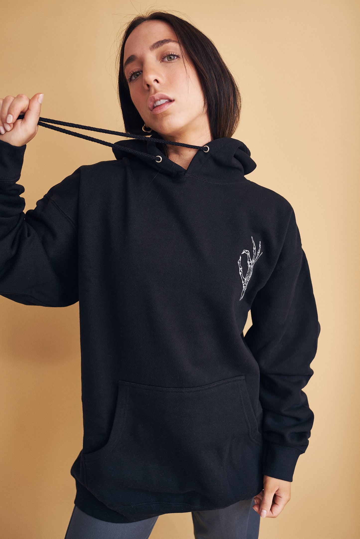 BLACK - Au four hoodie