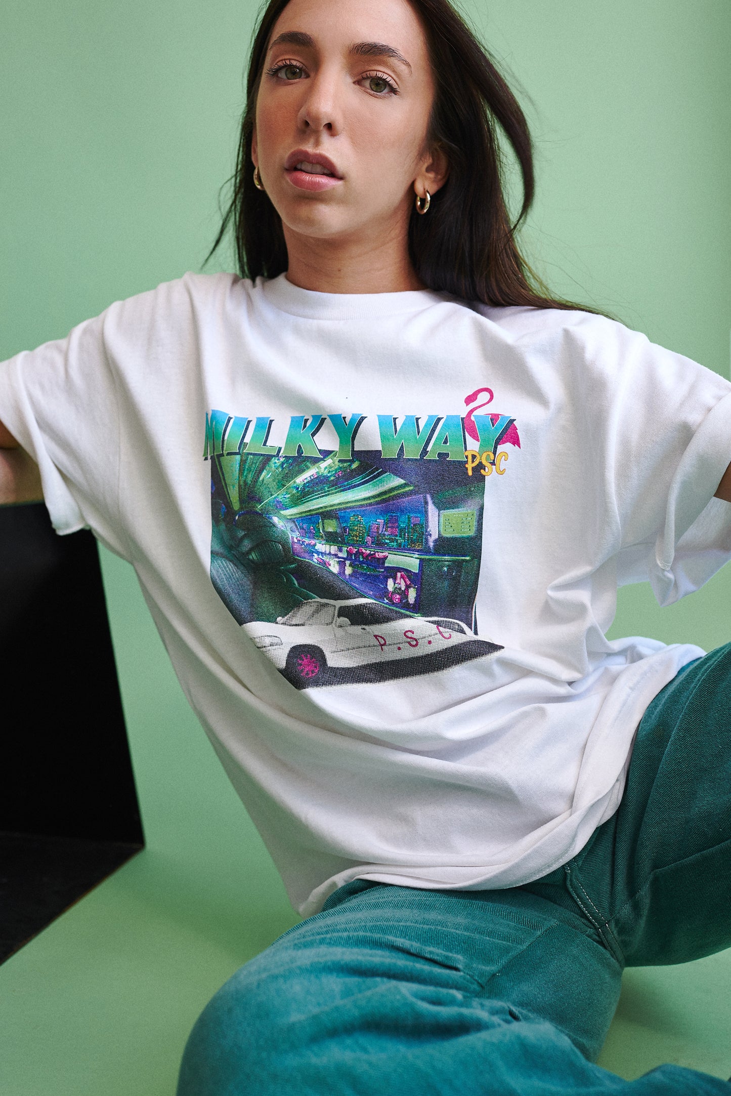 WHITE - Milky Way Limo short sleeve